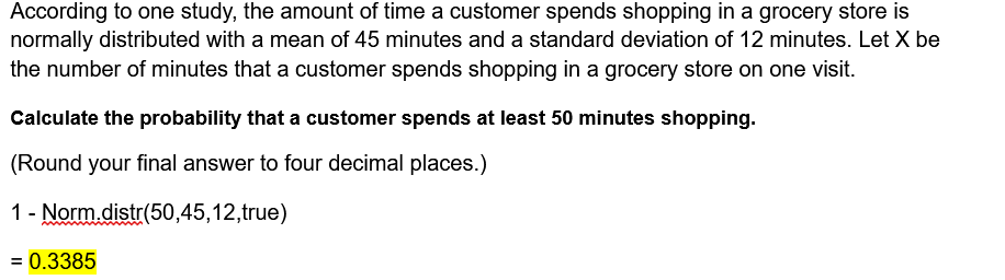 Solved The average amount of time it takes a college | Chegg.com