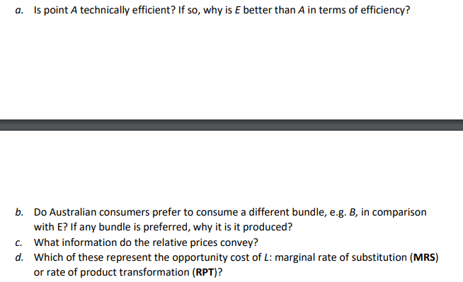 Solved 4- Assume That There Are Only Two Goods: High-Tech | Chegg.com