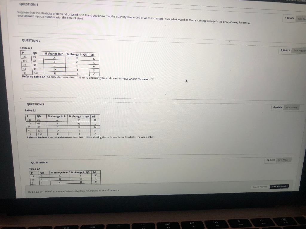 Solved QUESTION 1 Suppose that the elasticity of demand of | Chegg.com