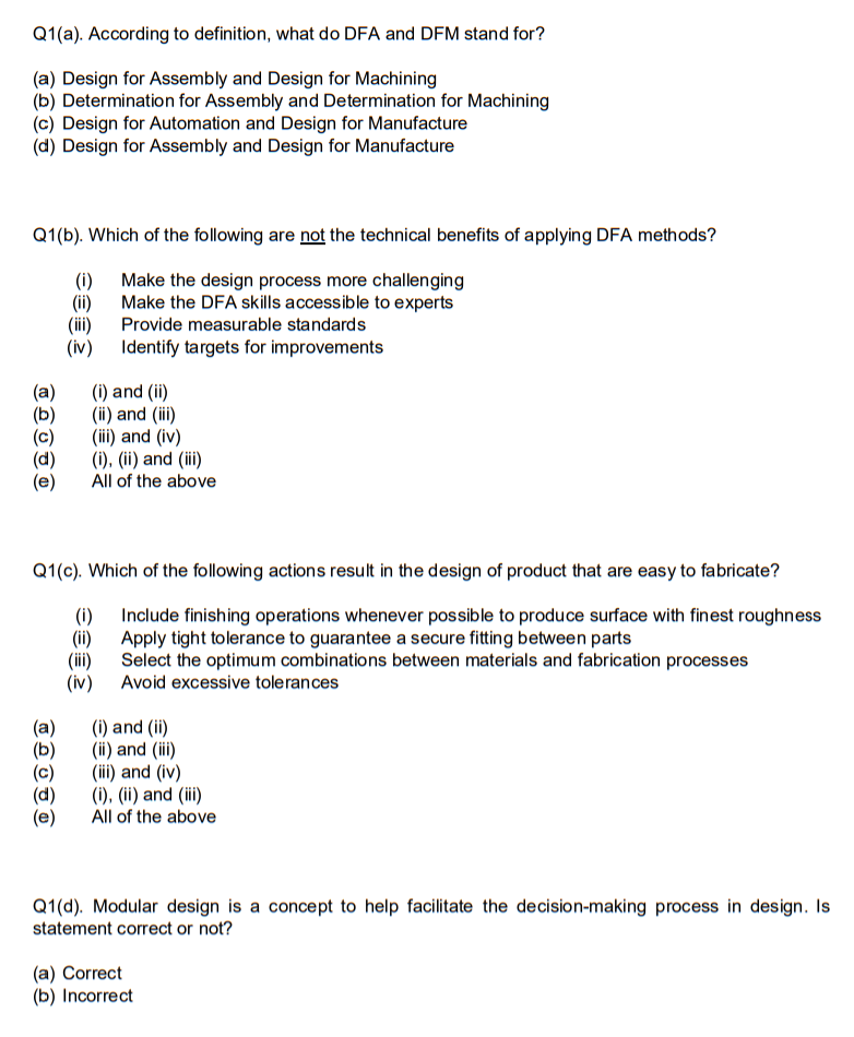 Solved Q1(a). According to definition, what do DFA and DFM | Chegg.com