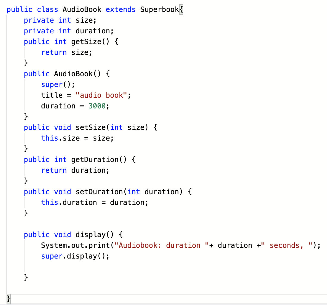 Solved Given the Java class Item and it's subclasses, | Chegg.com