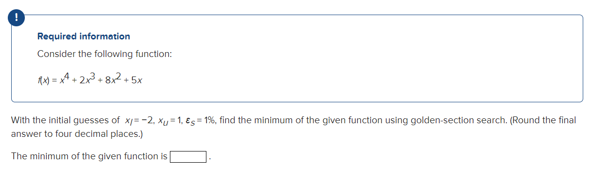 Solved ! Required information Consider the function Rx) = 4x | Chegg.com