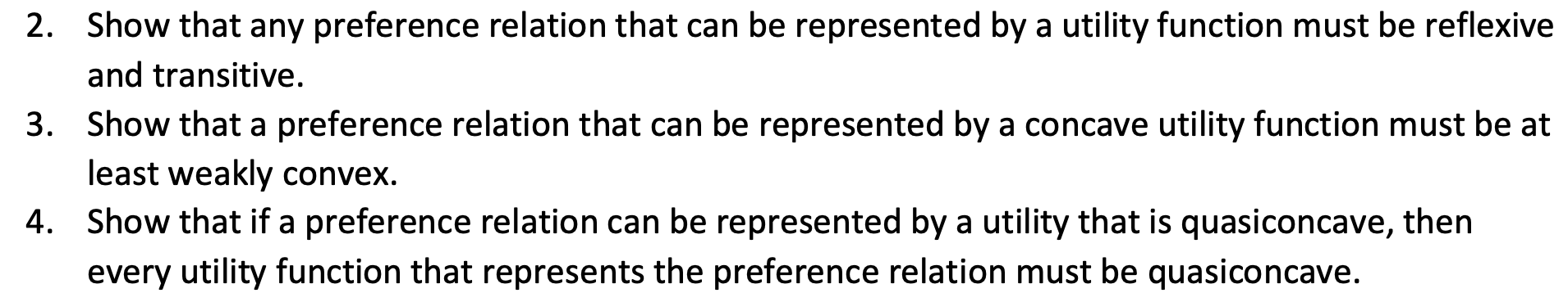 Solved 2. Show that any preference relation that can be | Chegg.com