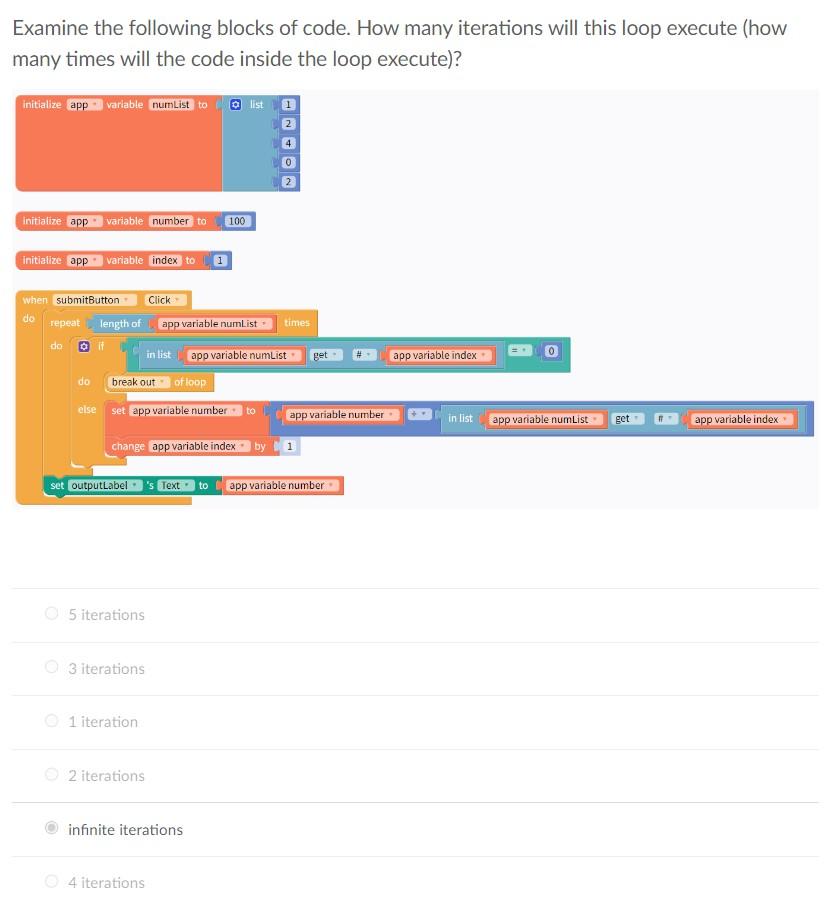 Solved Examine the following blocks of code. How many | Chegg.com