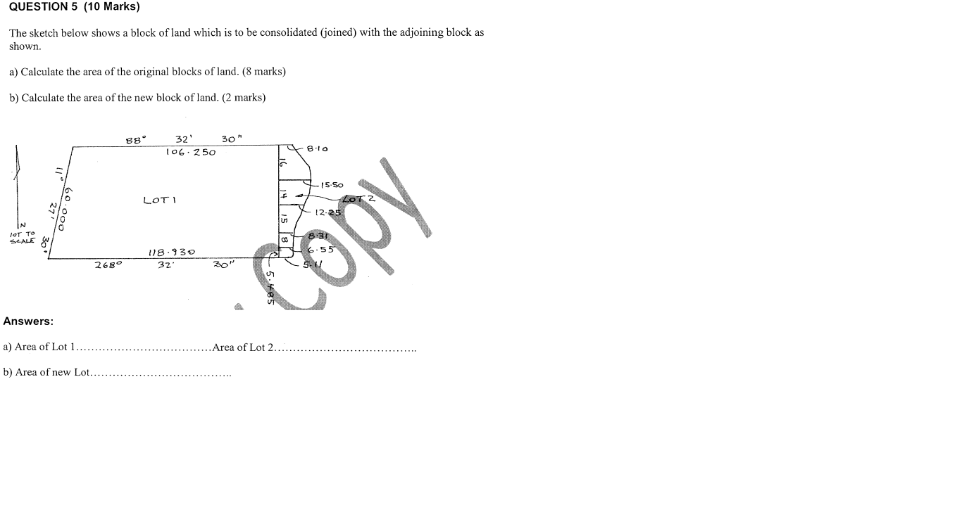 Solved QUESTION 5 (10 Marks) The sketch below shows a block | Chegg.com