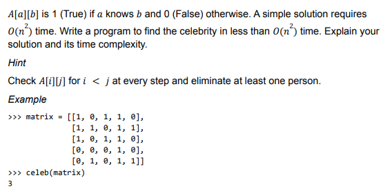 Solved Q6 Write Python Program And Use Algorithms In