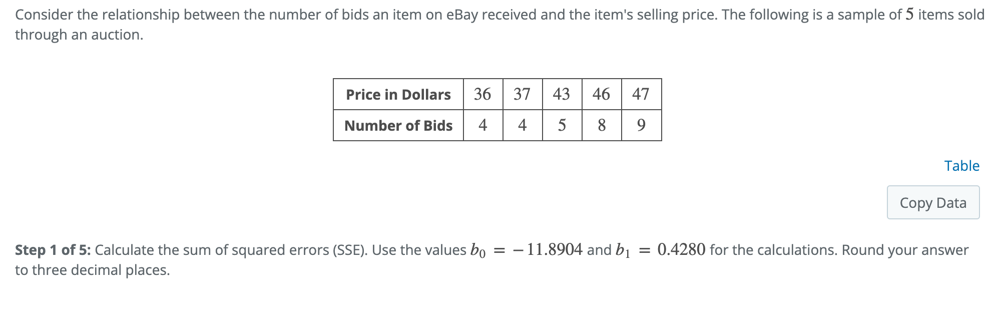 Solved Step 2 of 5: Calculate the estimated variance of | Chegg.com