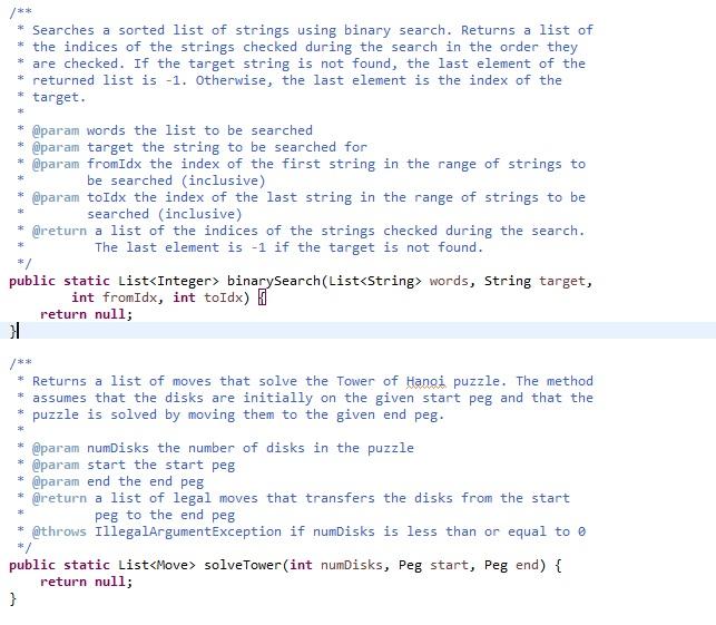 Searches A Sorted List Of Strings Using Binary Chegg Com