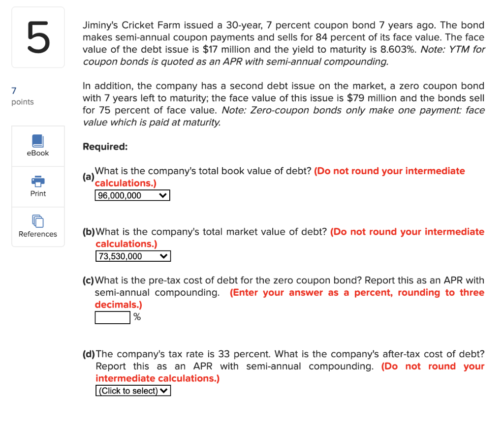 Solved Please show your work so I can understand how you got | Chegg.com