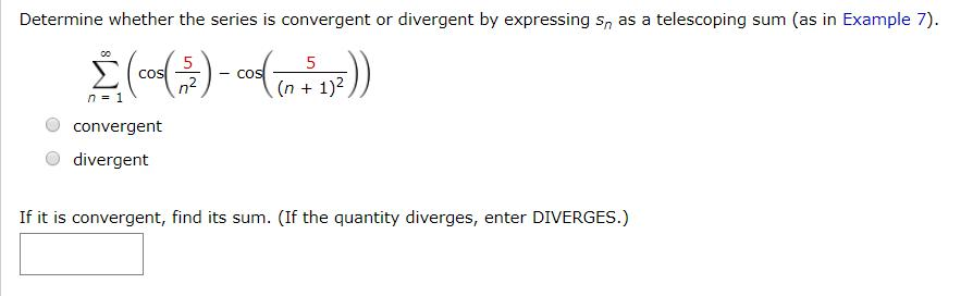 Solved Determine whether the series is convergent or | Chegg.com