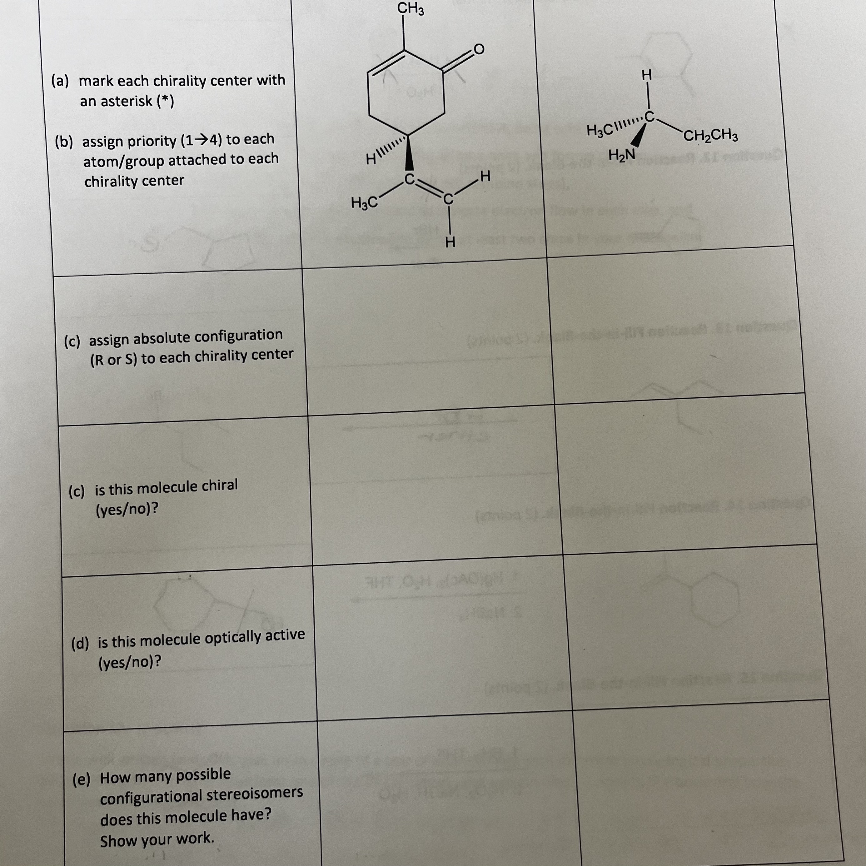 Solved Answer The Following Questions About Molecules A And | Chegg.com