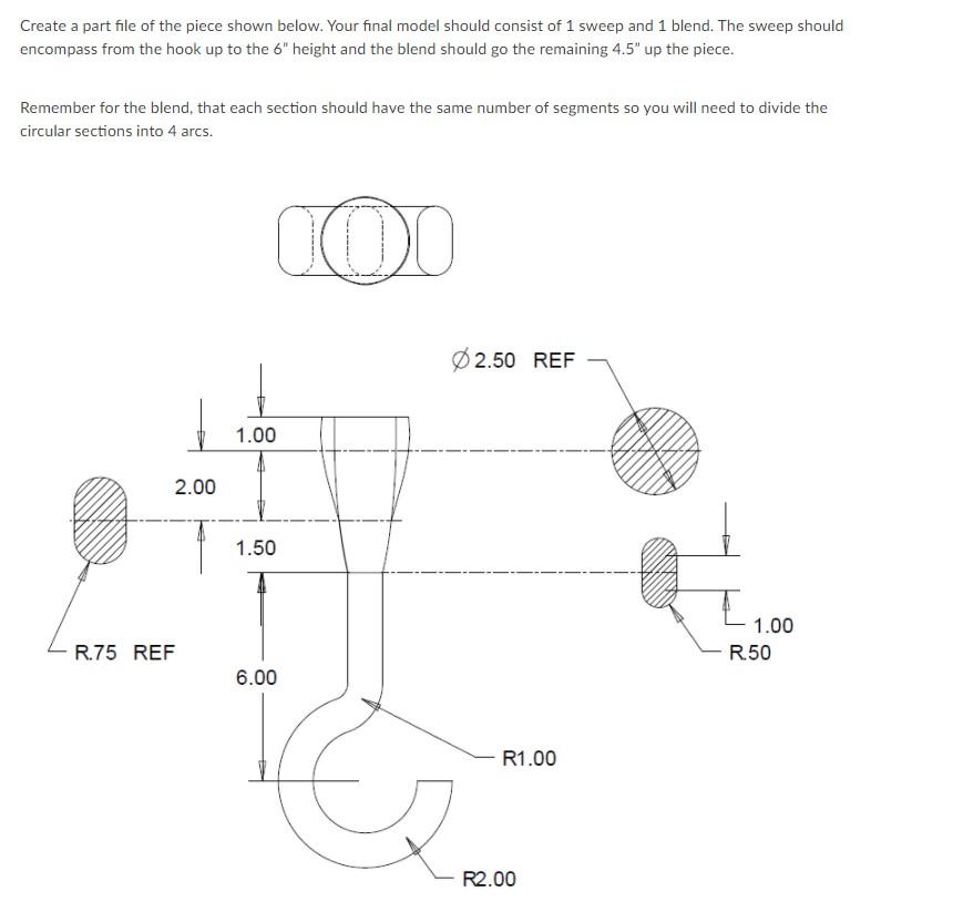 Solved Create A Part File Of The Piece Shown Below Your Chegg Com