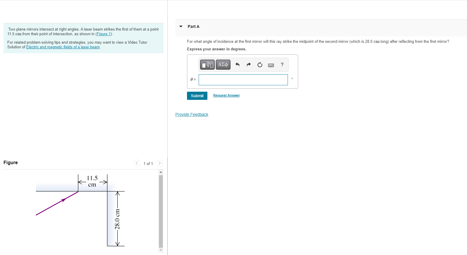 Solved Express your answer in degrees. | Chegg.com