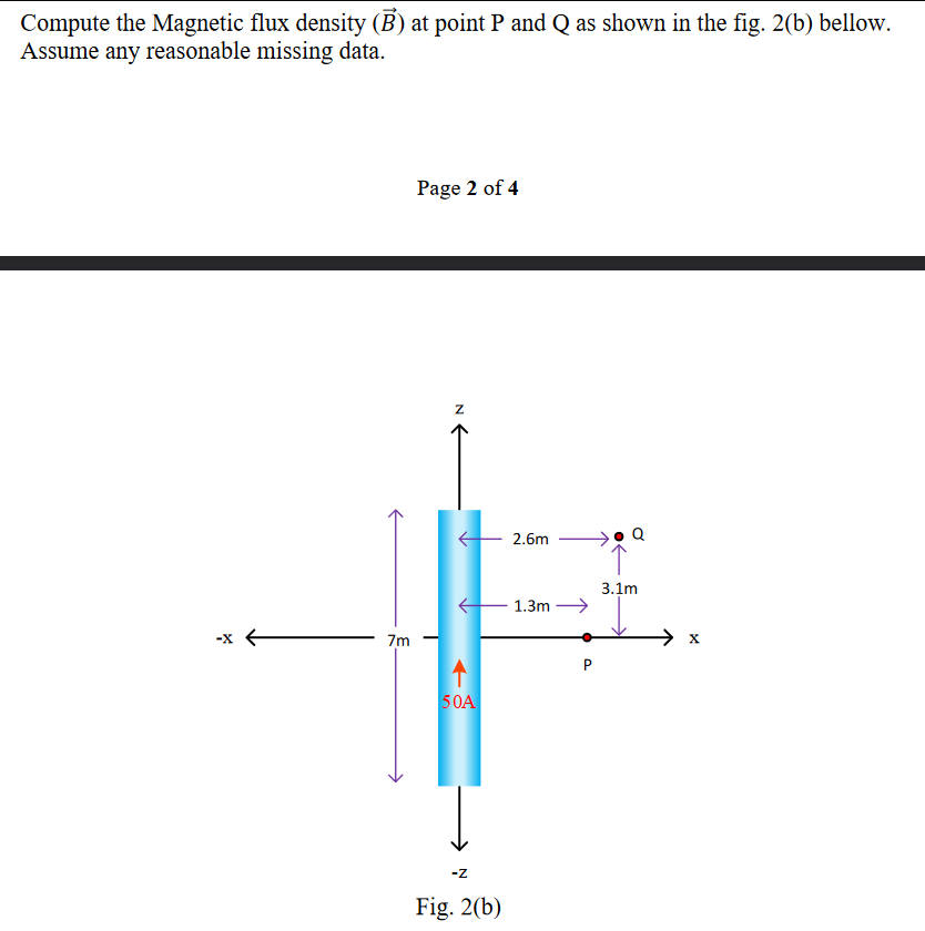 Solved Compute the Magnetic flux density (B) at point P and | Chegg.com