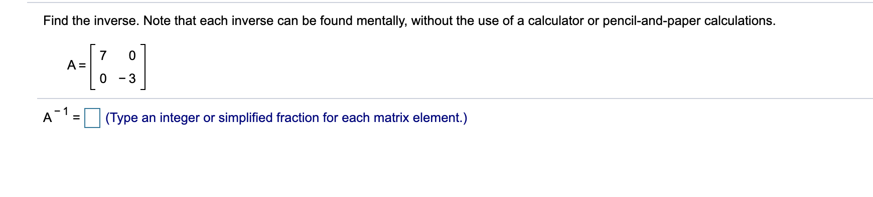 Note Inverse Solved Find the inverse. Note that each inverse can be found | Chegg.com