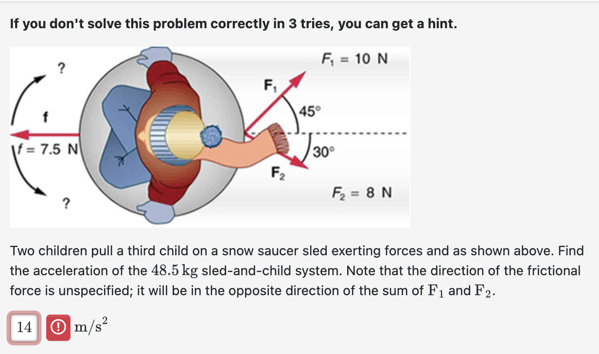 Solved If you don't solve this problem correctly in 3 | Chegg.com