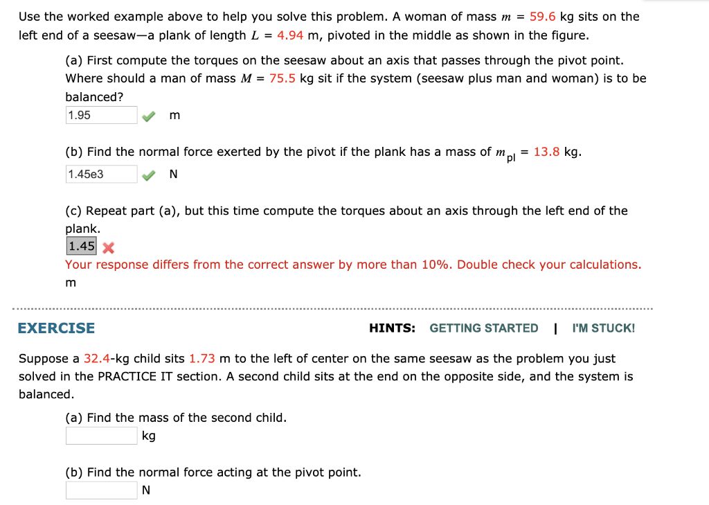 Solved Use the worked example above to help you solve this | Chegg.com