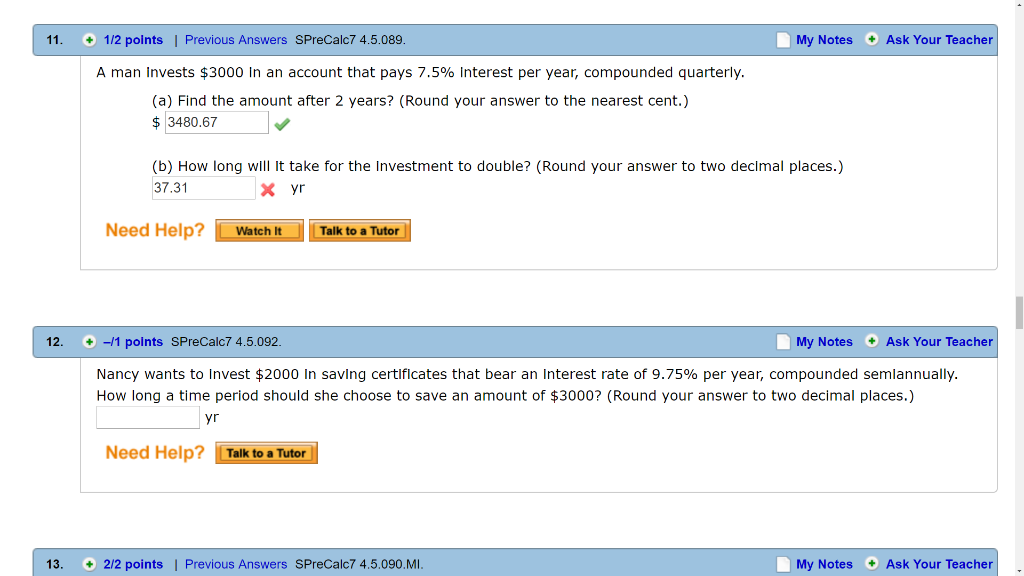 Solved This exercise uses the population growth model. The | Chegg.com