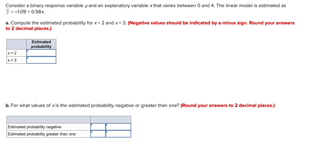 Solved Consider A Binary Response Variable Y And An 8203