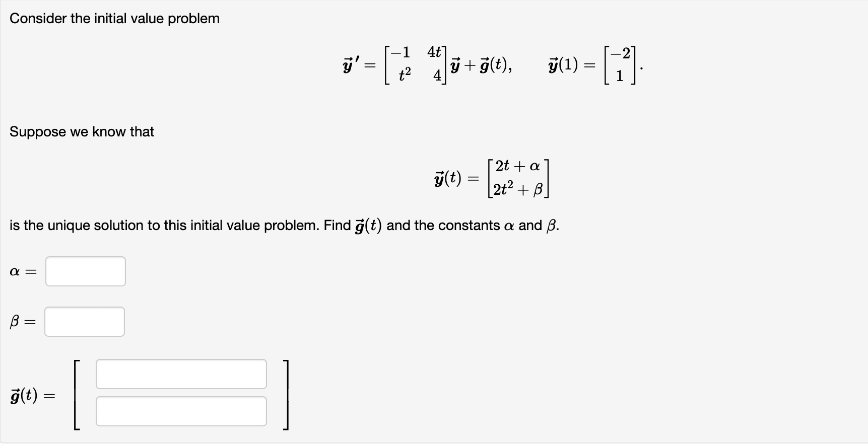 Solved Consider the initial value problem | Chegg.com