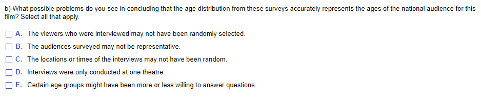 Solved As part of the marketing group at a film studio, you | Chegg.com