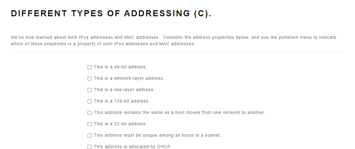 Solved DIFFERENT TYPES OF ADDRESSING (A). We've now learned | Chegg.com
