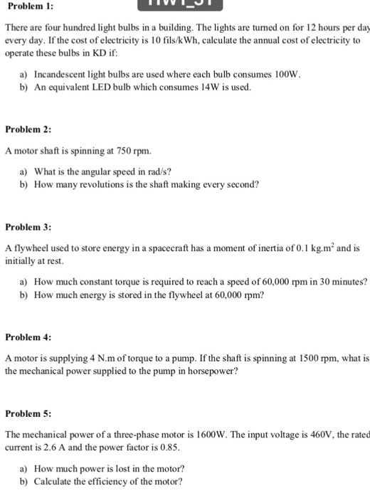 Solved Problem 1: There are four hundred light bulbs in a Chegg com