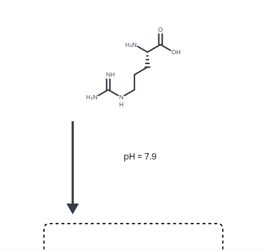 Solved Draw the predominant form of arginine at pH = 7.9.