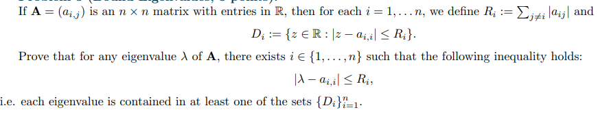 Solved If A=(ai,j) ﻿is An N×n ﻿matrix With Entries In R, 