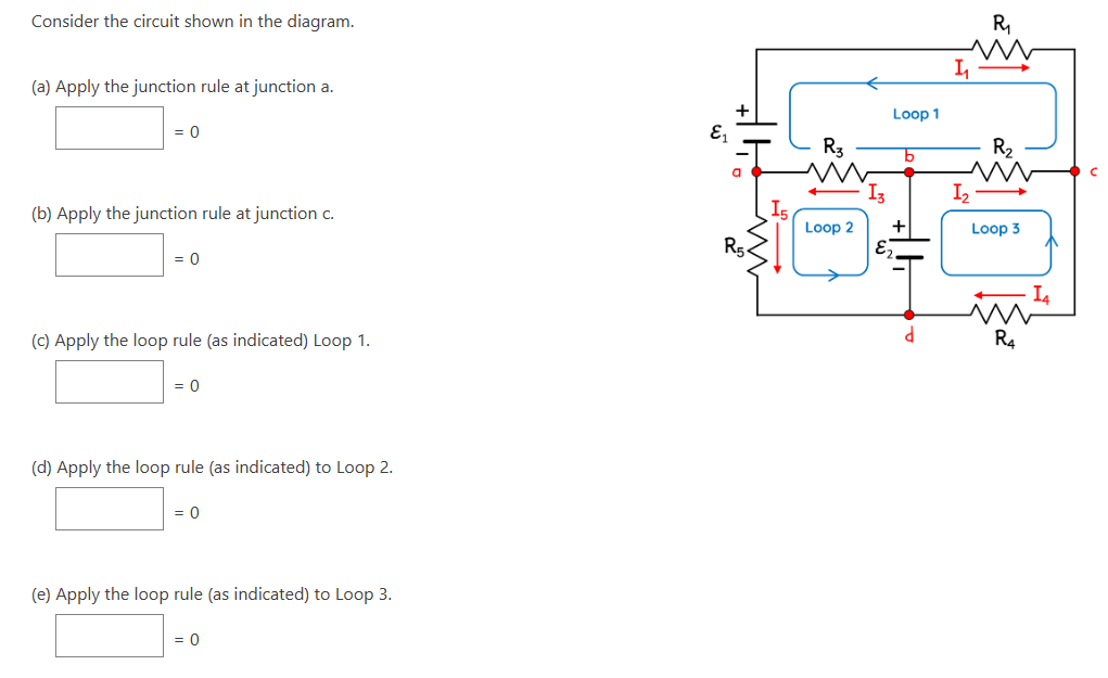 Solved Consider the circuit shown in the diagram. (a) Apply | Chegg.com