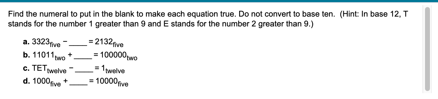 Solved Perform each of the following computations. a. | Chegg.com
