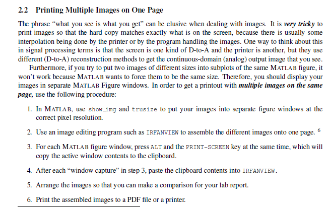 how to put multiple pictures on one page