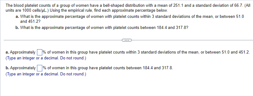 solved-6-the-blood-platelet-counts-of-a-group-of-women