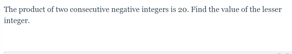 the product of two negative integers is always integer