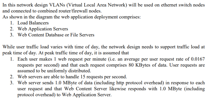 In this network design VLANs (Virtual Local Area | Chegg.com