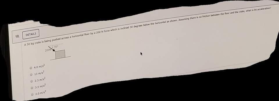 Solved Hello, Please help me with my physics questions. I | Chegg.com