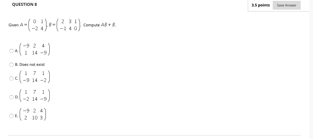 Solved QUESTION 5 3.5 points Save Answer Let f(x)= X+4, if | Chegg.com