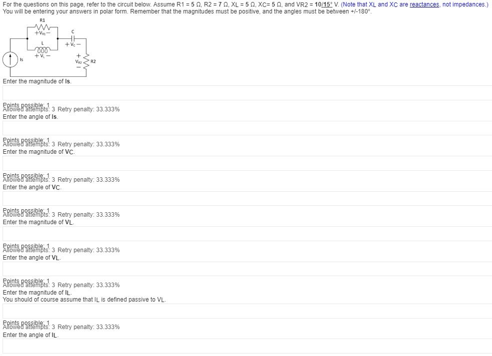 Solved For the questions on this page, refer to the circuit | Chegg.com