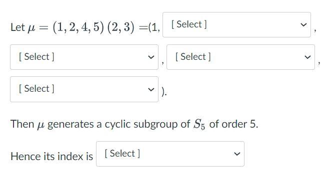 Solved Let U 1 2 4 5 2 3 1 Select 2 Chegg