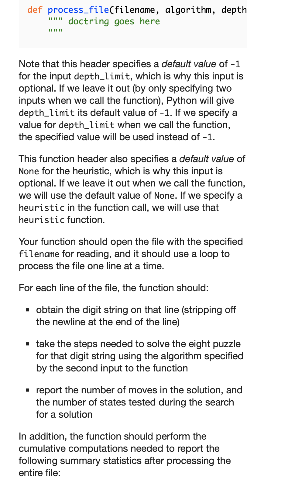 Solved Part V: Compare algorithms, and try to speed things | Chegg.com