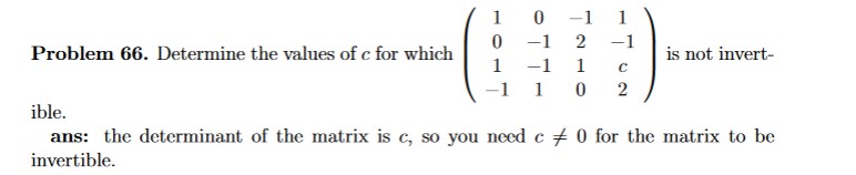 Solved I dont understand the solution: the determinant of | Chegg.com