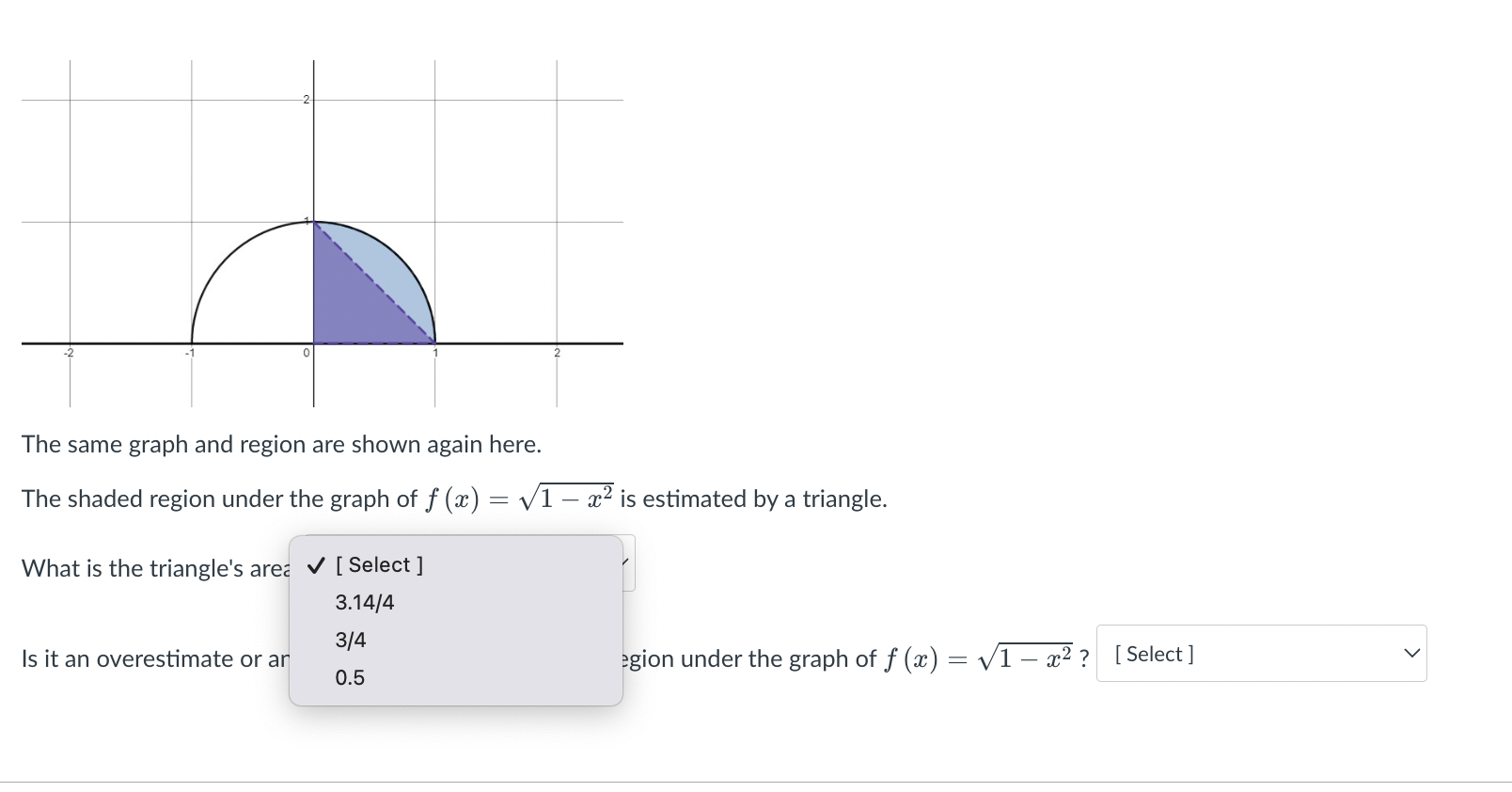Solved The same graph and region are shown again here. The | Chegg.com