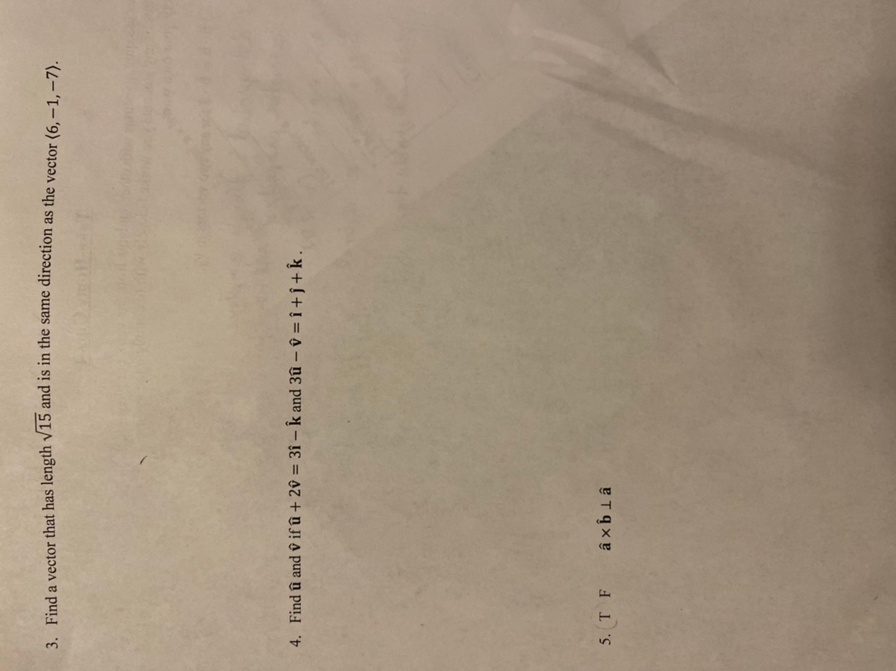 Ngth 3 Find A Vector That Has Length V15 And Is In Chegg Com