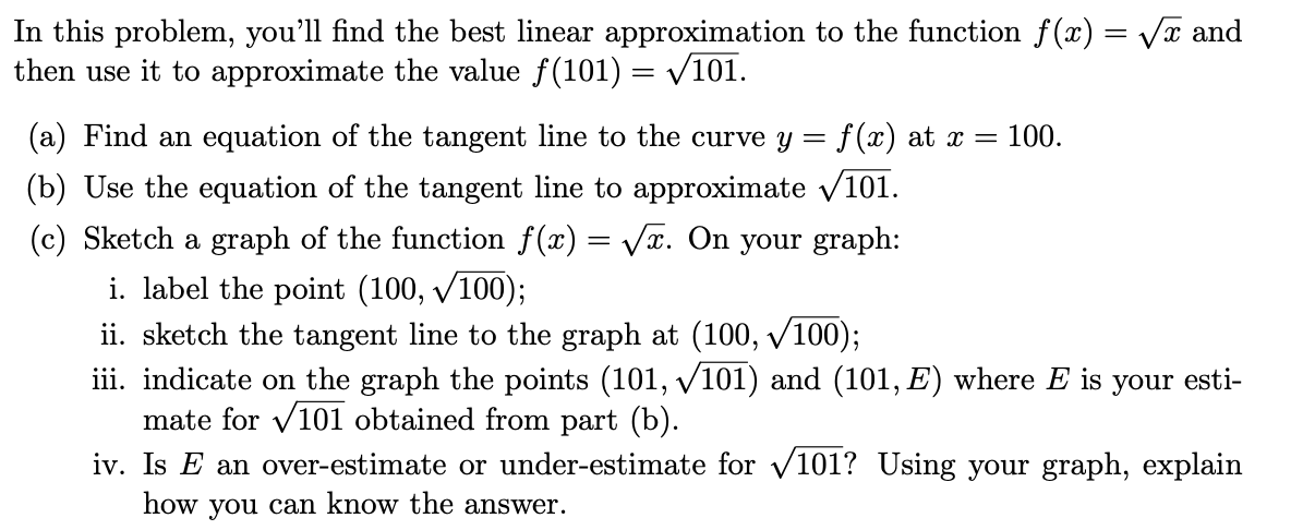 Solved = In this problem, you'll find the best linear | Chegg.com