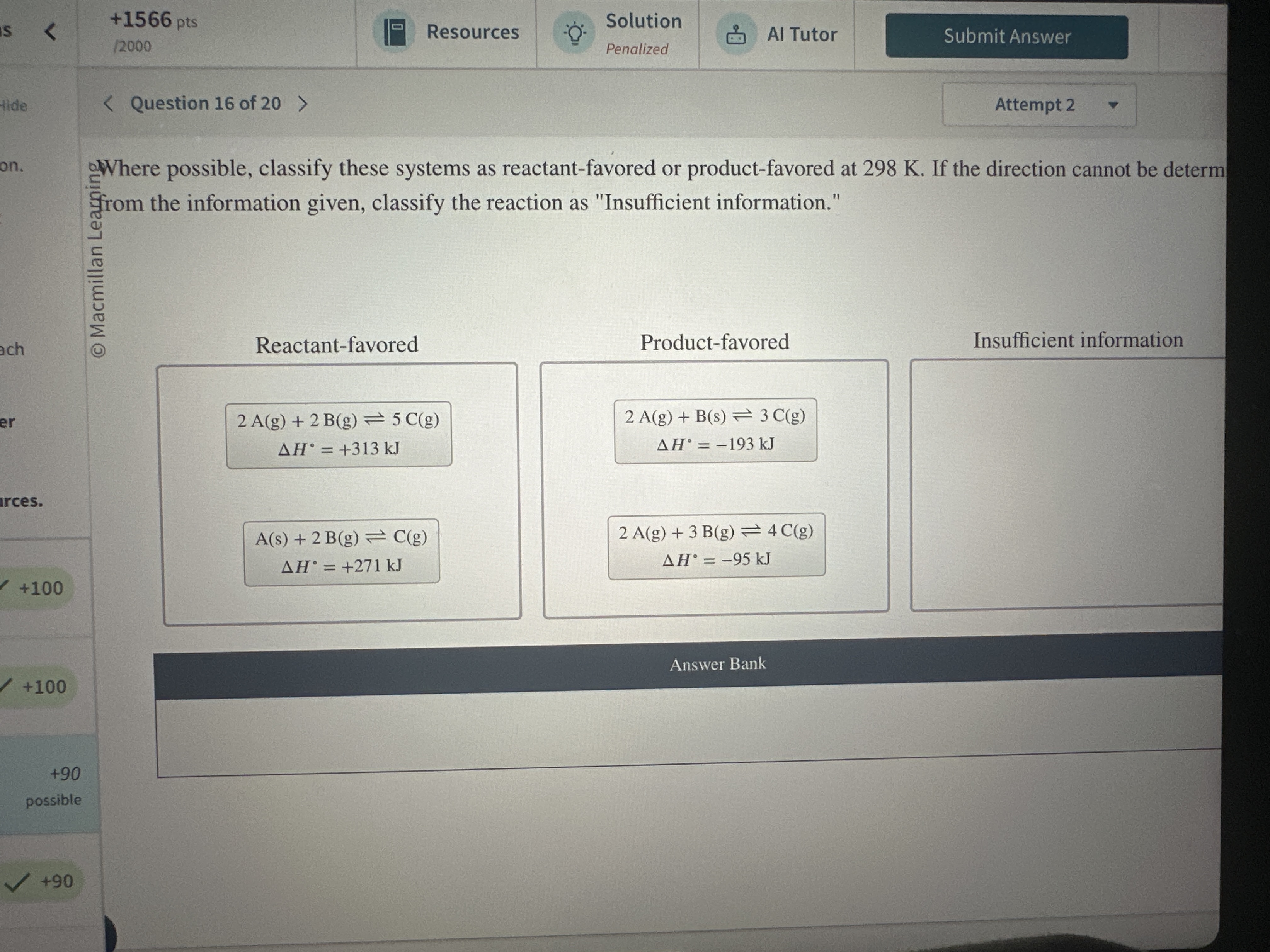 Solved Question 16 of 20>Where possible, classify these | Chegg.com