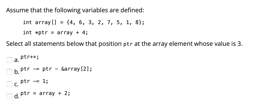 Solved Let current be a pointer to an internal node of a | Chegg.com