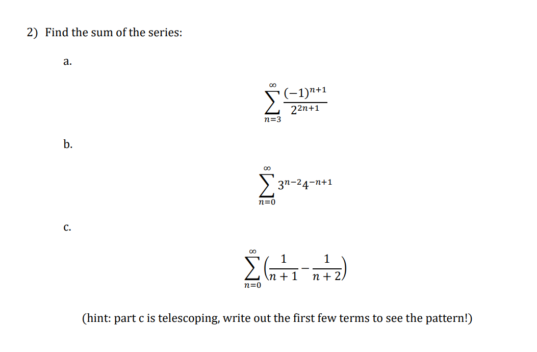 sum of series 1 2 3 4 n