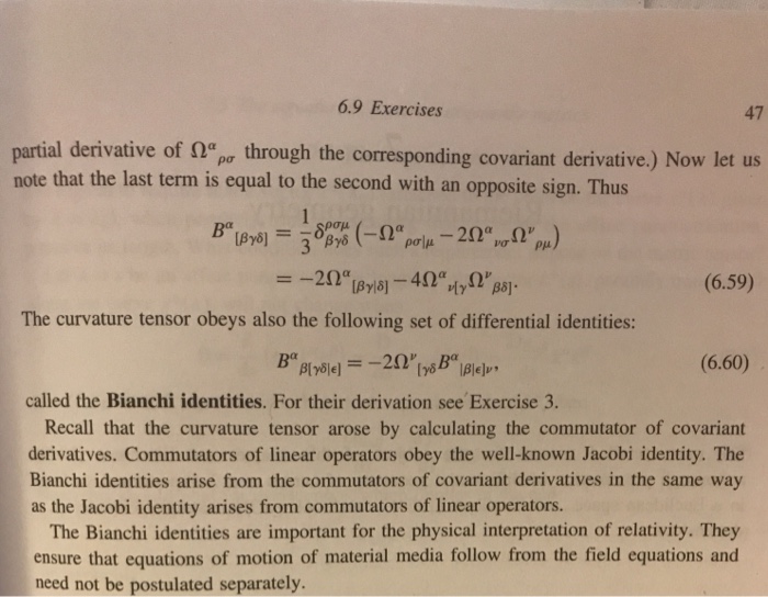 Solved In “An Introduction To General Relativity And | Chegg.com