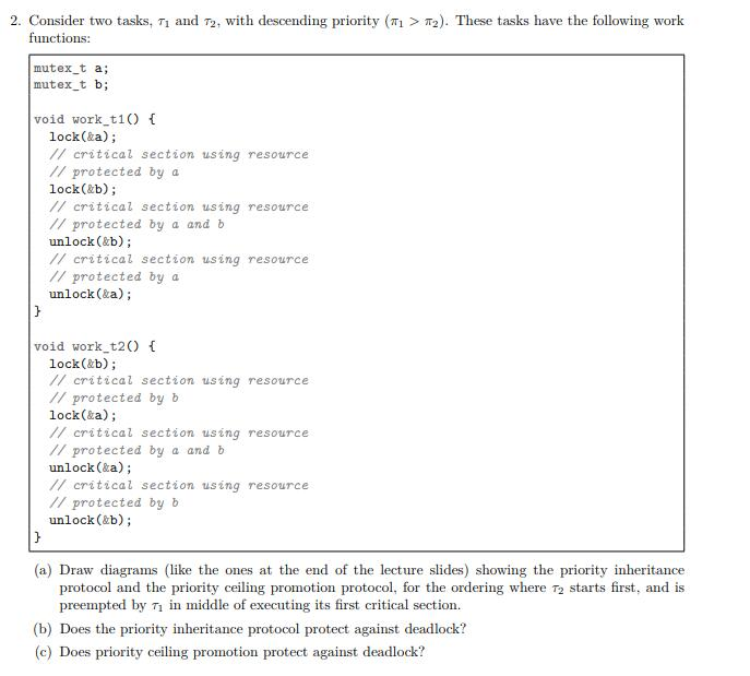 (a) Draw diagrams (like the ones at the end of the | Chegg.com