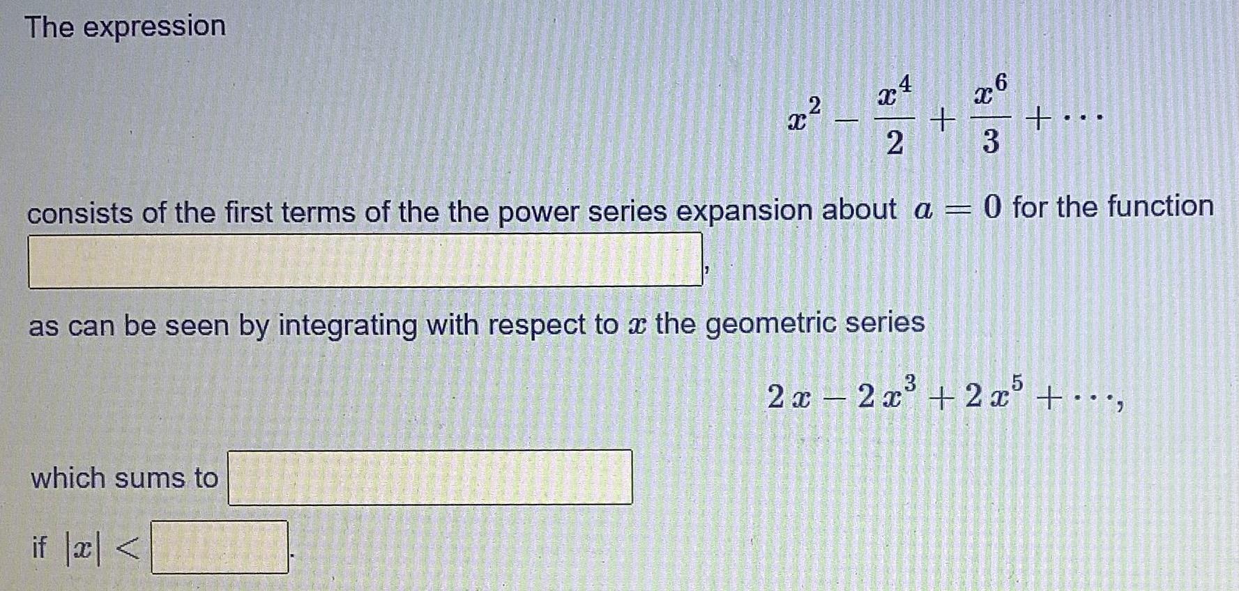 Solved The expression 2 26 + +... 3 consists of the first | Chegg.com